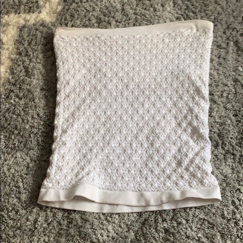 free people white tube top